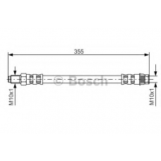 1 987 476 729 BOSCH Тормозной шланг