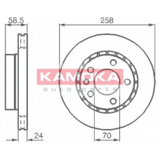 103376 KAMOKA Тормозной диск