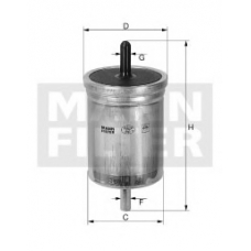 WK 513 MANN-FILTER Топливный фильтр