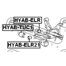 HYAB-ELR21 FEBEST Втулка, рычаг колесной подвески