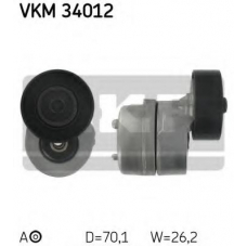 VKM 34012 SKF Натяжной ролик, поликлиновой  ремень