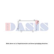 112043N AKS DASIS Конденсатор, кондиционер