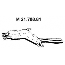 21.788.81 EBERSPACHER Средний глушитель выхлопных газов