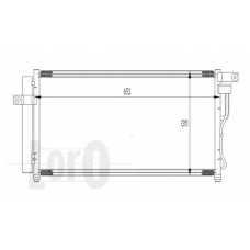 019-016-0019 LORO Конденсатор, кондиционер