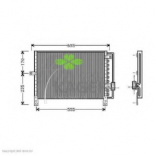 94-5915 KAGER Конденсатор, кондиционер