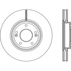 BDR2351.20 OPEN PARTS Тормозной диск