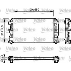 734928 VALEO Радиатор, охлаждение двигателя