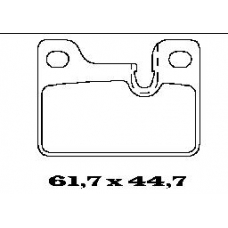 BL1102A2 FTE Комплект тормозных колодок, дисковый тормоз