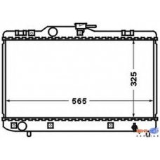 8MK 376 727-701 HELLA Радиатор, охлаждение двигателя