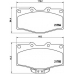 P 83 095 BREMBO Комплект тормозных колодок, дисковый тормоз