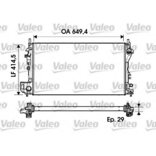 734302 VALEO Радиатор, охлаждение двигателя