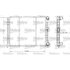 730514 VALEO Радиатор, охлаждение двигателя