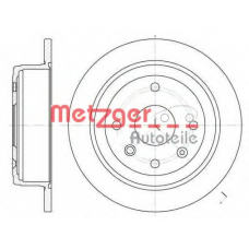 6876.00 METZGER Тормозной диск