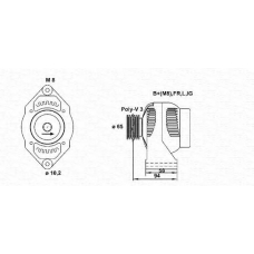 943346103010 MAGNETI MARELLI Генератор