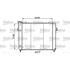 732713 VALEO Радиатор, охлаждение двигателя