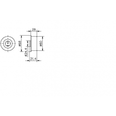 TKR 9027 TIMKEN Натяжной ролик, ремень грм