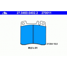 27.0460-0402.2 ATE Колодки тормозные