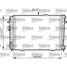 735507 VALEO Радиатор, охлаждение двигателя