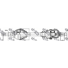 210067 GSP Приводной вал