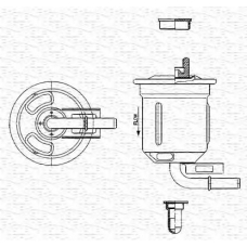 213908306800 MAGNETI MARELLI Фильтр топливный