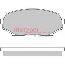 1170396 METZGER Комплект тормозных колодок, дисковый тормоз
