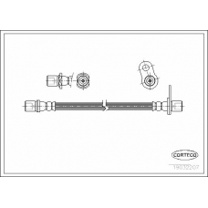 19032207 CORTECO Тормозной шланг