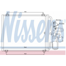 94194 NISSENS Конденсатор, кондиционер