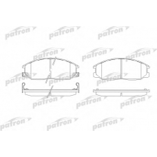 PBP1605 PATRON Комплект тормозных колодок, дисковый тормоз