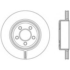 BDR2481.20 OPEN PARTS Тормозной диск