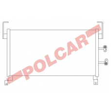 2402K8C2 POLCAR Skraplacze klimatyzacji