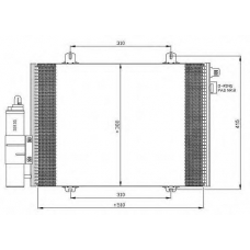 35379 NRF Конденсатор, кондиционер