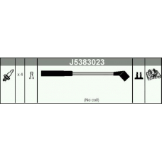 J5383023 NIPPARTS Комплект проводов зажигания