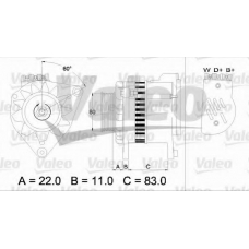 437052 VALEO Генератор