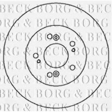 BBD5176 BORG & BECK Тормозной диск