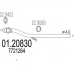 01.20830 MTS Труба выхлопного газа