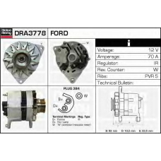 DRA3778 DELCO REMY Генератор