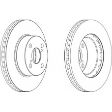 DDF1294-1 FERODO Тормозной диск