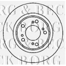 BBD5129 BORG & BECK Тормозной диск