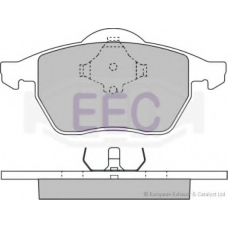BRP0875 EEC Комплект тормозных колодок, дисковый тормоз