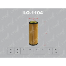 LO-1104 LYNX Фильтр масляный