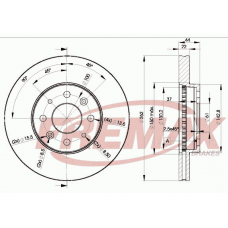 BD-2232 FREMAX Тормозной диск