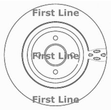 FBD1572 FIRST LINE Тормозной диск