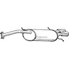 279-673 BOSAL Глушитель выхлопных газов конечный