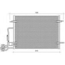 350203368000 MAGNETI MARELLI Конденсатор, кондиционер