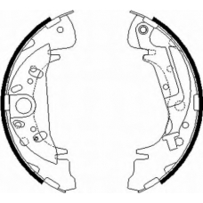 8DB 355 000-361 HELLA Комплект тормозных колодок