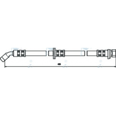 HOS3037 APEC Тормозной шланг