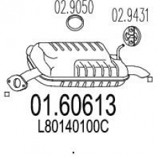 01.60613 MTS Глушитель выхлопных газов конечный