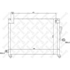 10-45026-SX STELLOX Конденсатор, кондиционер