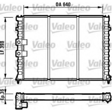 731585 VALEO Радиатор, охлаждение двигателя