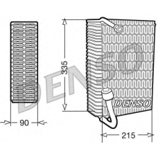 DEV02005 DENSO Испаритель, кондиционер